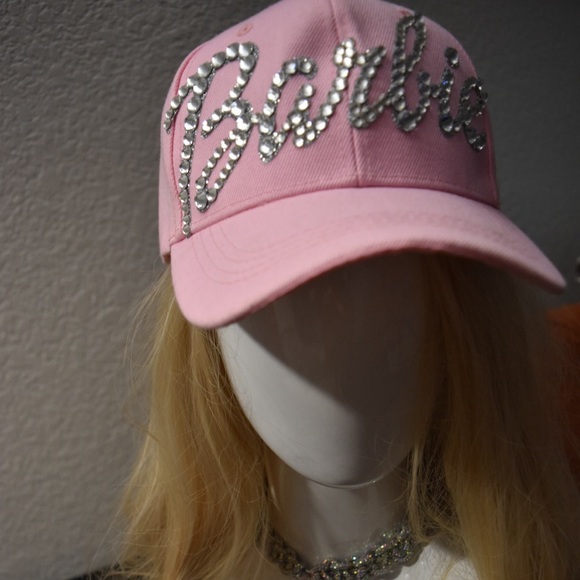 Pink Rhinestone Cap - Picture 6 of 7